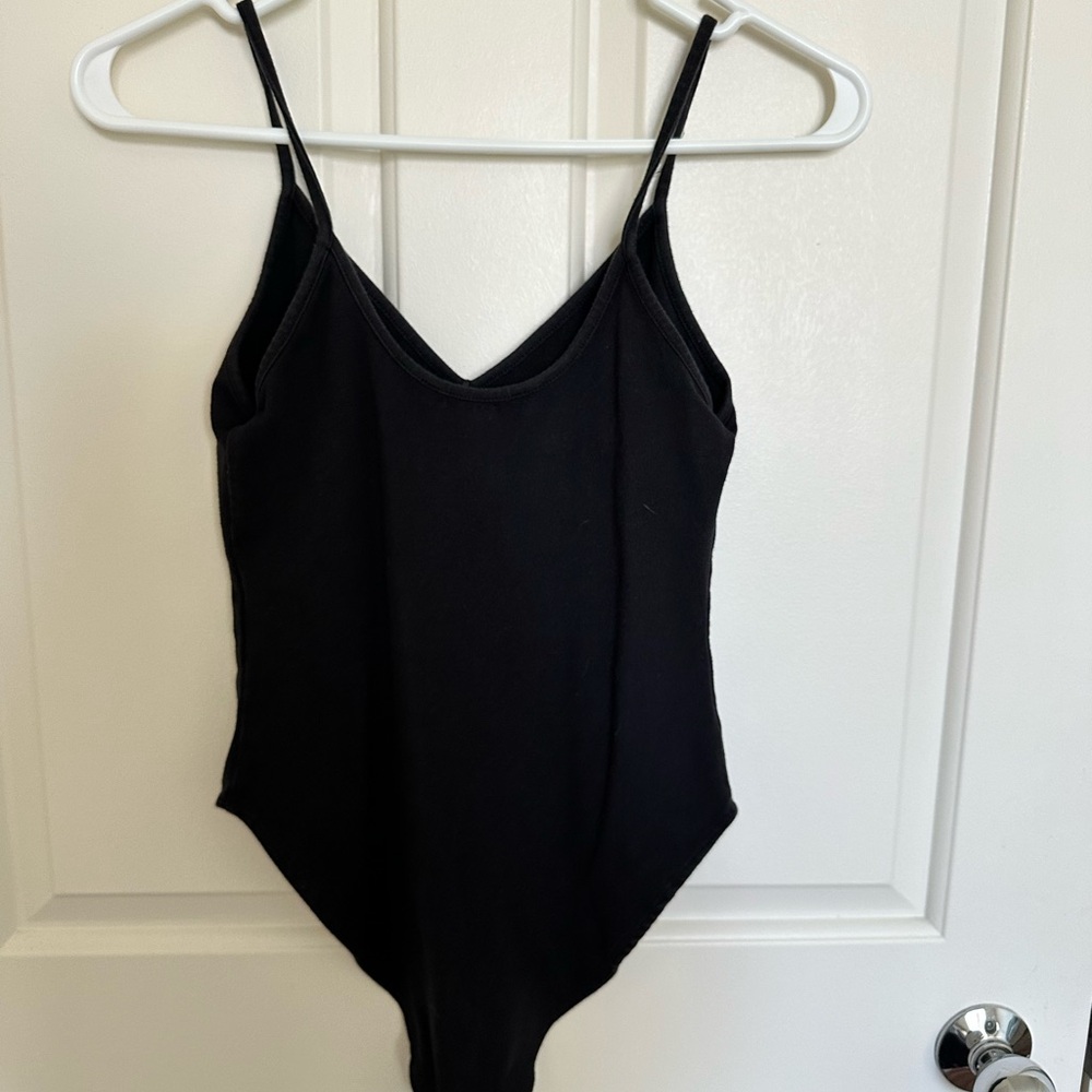 Black Tank Bodysuit
